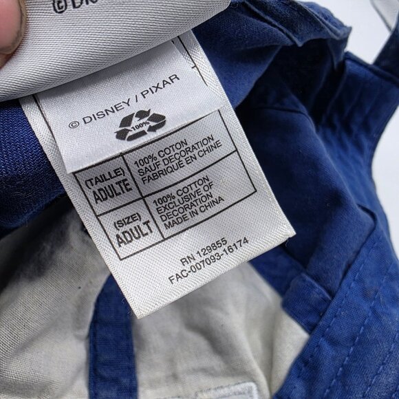 Disney Monsters University Blue Baseball Hat Cap With Annual Pass Pin Adult Size - Picture 5 of 11